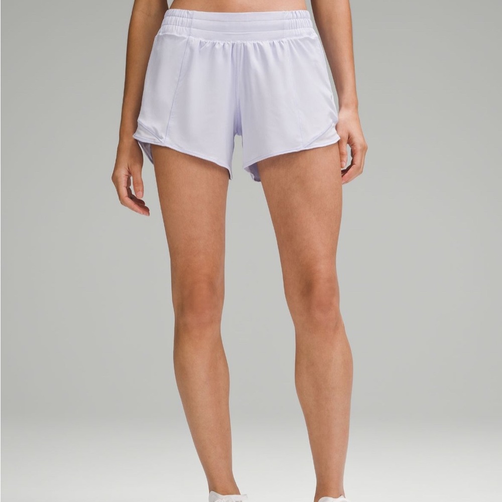 Lululemon Hotty Hot shorts in light purple size 8 tall